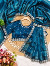 Sc 1313 Premium Berberry With Heavy Embroidery Work Saree Wholesale In India
